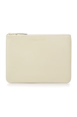 Comme Des Garcons CLASSIC LEATHER POUCH | OFF WHITE